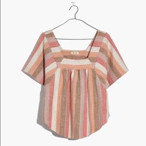 Madewell Striped Butterfly Top
